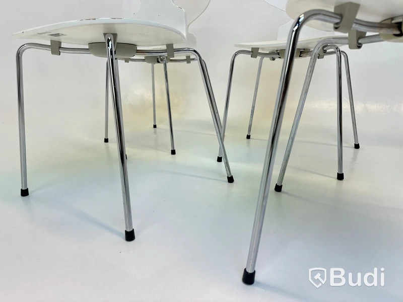 6 st. Stolar Fritz Hansen, Myran, Design Arne Jacobsen