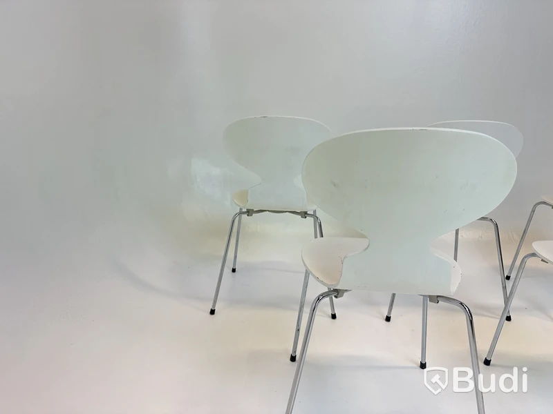 6 st. Stolar Fritz Hansen, Myran, Design Arne Jacobsen