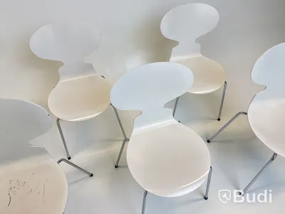 6 st. Stolar Fritz Hansen, Myran, Design Arne Jacobsen