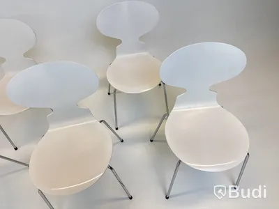 6 st. Stolar Fritz Hansen, Myran, Design Arne Jacobsen