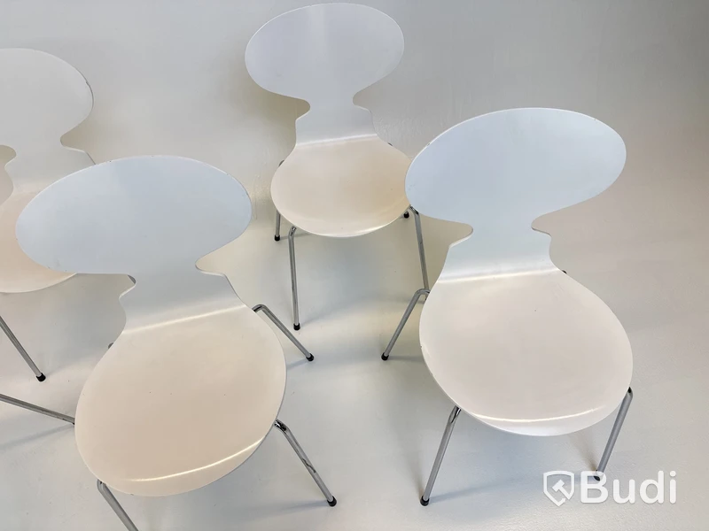 6 st. Stolar Fritz Hansen, Myran, Design Arne Jacobsen