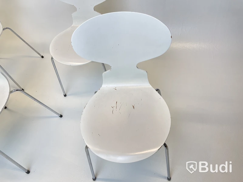 6 st. Stolar Fritz Hansen, Myran, Design Arne Jacobsen
