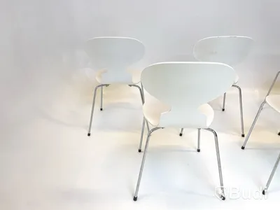 6 st. Stolar Fritz Hansen, Myran, Design Arne Jacobsen