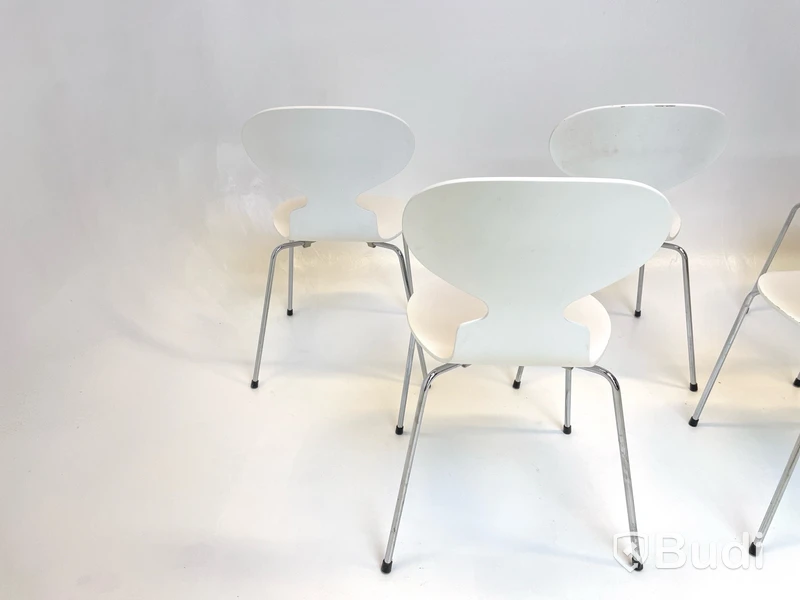 6 st. Stolar Fritz Hansen, Myran, Design Arne Jacobsen