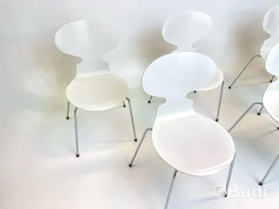 6 st. Stolar Fritz Hansen, Myran, Design Arne Jacobsen