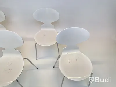 6 st. Stolar Fritz Hansen, Myran, Design Arne Jacobsen