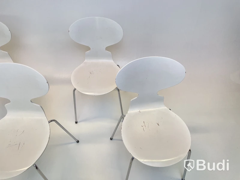 6 st. Stolar Fritz Hansen, Myran, Design Arne Jacobsen