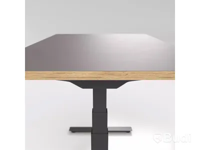 Höj- och sänkbart skrivbord Brizley Premium Plus, Mauve 4172