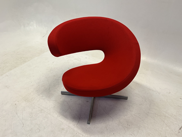 Fåtölj Stokke Variér, Peel Club, röd, Designa Olav Eldøy