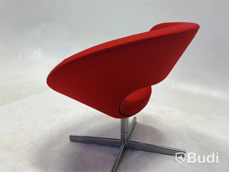 Fåtölj Stokke Variér, Peel Club, röd, Designa Olav Eldøy