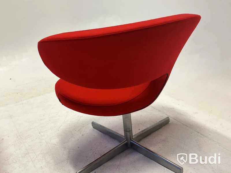 Fåtölj Stokke Variér, Peel Club, röd, Design Olav Eldøy