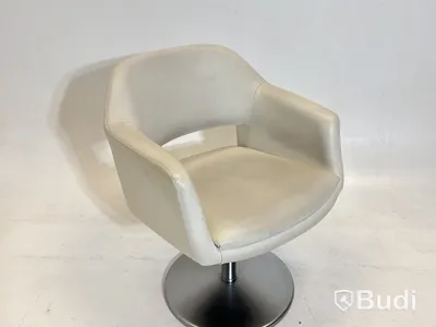Konferensstol Jacobsson Design Largo, skinn, vit