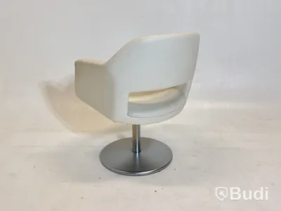 Konferensstol Jacobsson Design Largo, skinn, vit