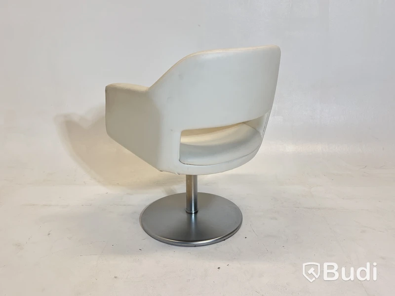 Konferensstol Jacobsson Design Largo, skinn, vit