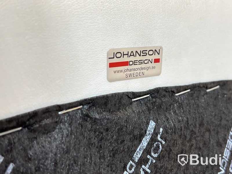 Konferensstol Jacobsson Design Largo, skinn, vit