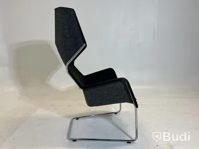 Fåtölj Blå Station Peekabo utan kåpa, svart/grå, Design Stefan Borselius