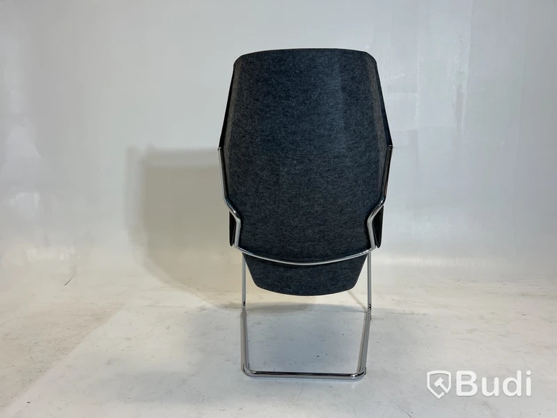 Fåtölj Blå Station Peekabo utan kåpa, svart/grå, Design Stefan Borselius