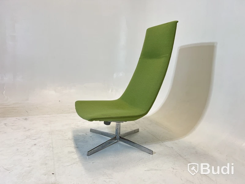 Loungefåtölj Arper Catifa 60, grön, Design Lievore, Altherr & Molina