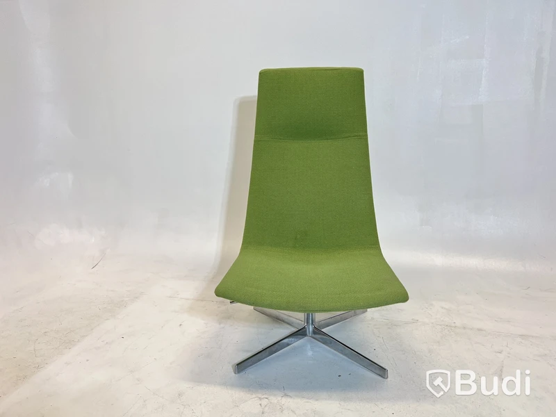 Loungefåtölj Arper Catifa 60, grön, Design Lievore, Altherr & Molina