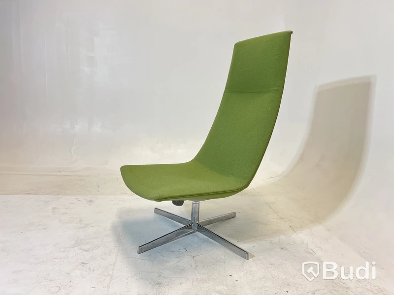 Loungefåtölj Arper Catifa 60, grön, Design Lievore, Altherr & Molina