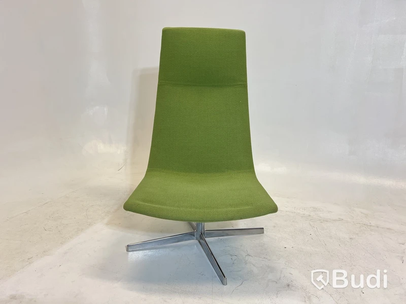 Loungefåtölj Arper Catifa 60, grön, Design Lievore, Altherr & Molina