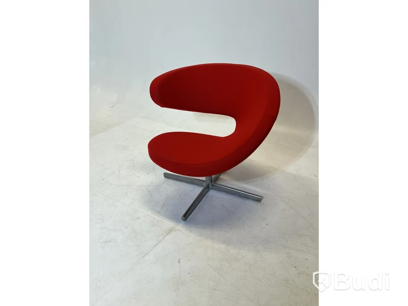 Fåtölj Stokke Variér, Peel Club, röd, Designa Olav Eldøy