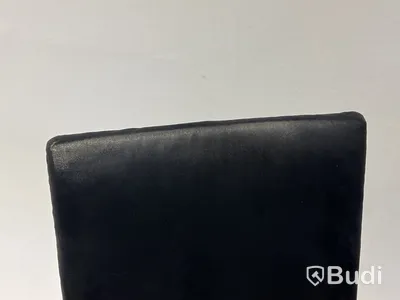 Fåtölj med fotpall Label Don, svart