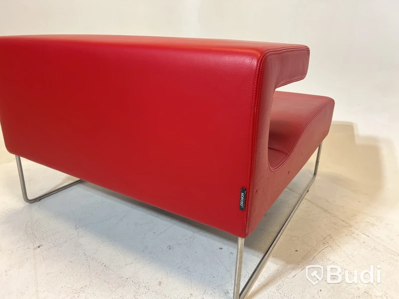 Fåtölj Moroso Lowseat, röd, Design Patricia Urquiola