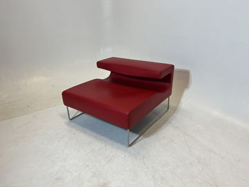 Fåtölj Moroso Lowseat, röd, Design Patricia Urquiola