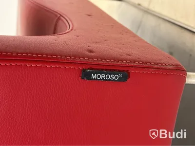 Fåtölj Moroso Lowseat, röd, Design Patricia Urquiola