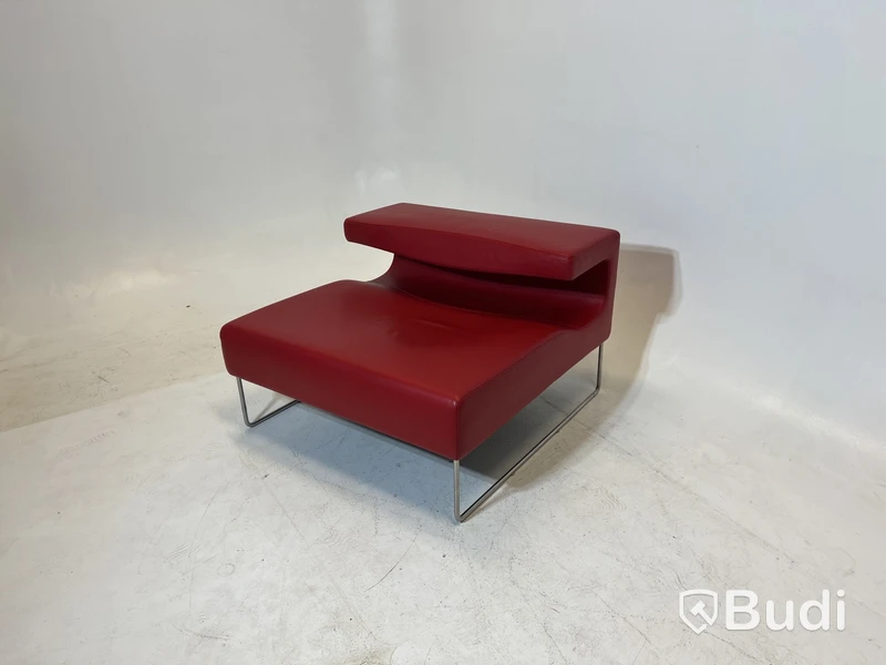 Fåtölj Moroso Lowseat, röd, Design Patricia Urquiola