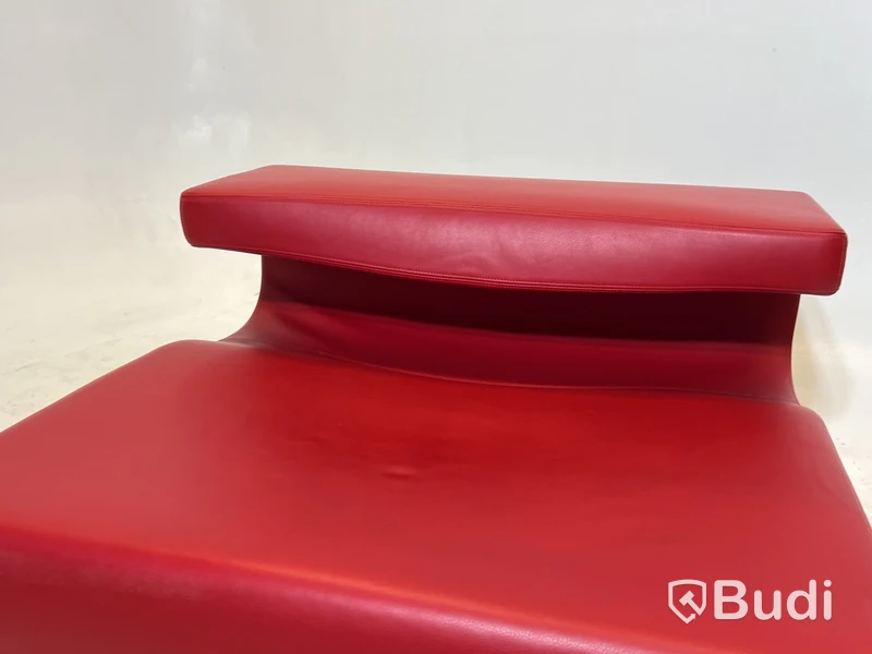 Fåtölj Moroso Lowseat, röd, Design Patricia Urquiola