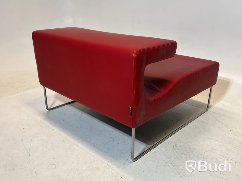 Fåtölj Moroso Lowseat, röd, Design Patricia Urquiola
