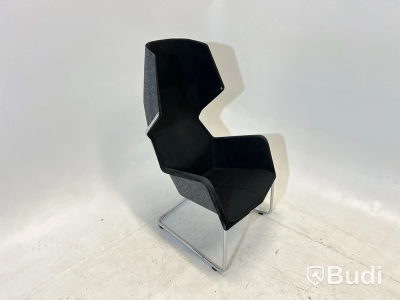 Fåtölj Blå Station Peekabo med kåpa, Design Stefan Borselius