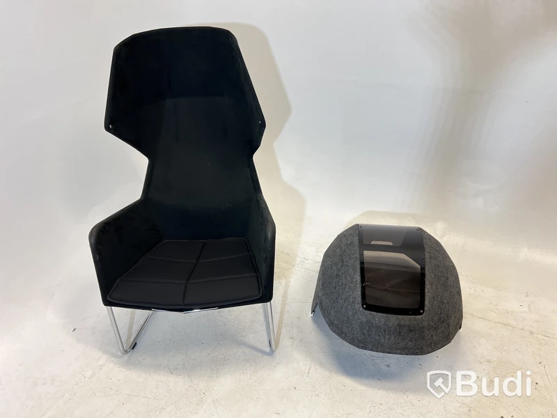 Fåtölj Blå Station Peekabo med kåpa, Design Stefan Borselius