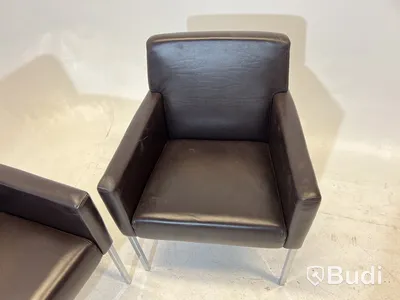 2 st. Fåtöljer Moroso Steel, Design Enrico Franzolini