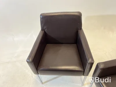 2 st. Fåtöljer Moroso Steel, Design Enrico Franzolini