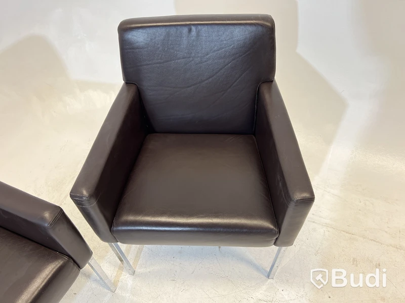 2 st. Fåtöljer Moroso Steel, Design Enrico Franzolini