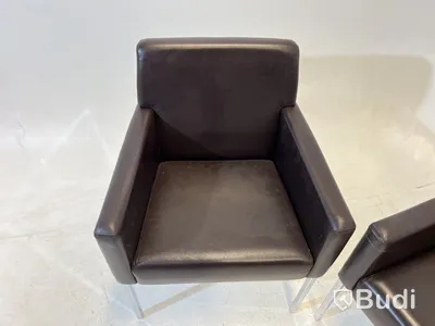 2 st. Fåtöljer Moroso Steel, Design Enrico Franzolini