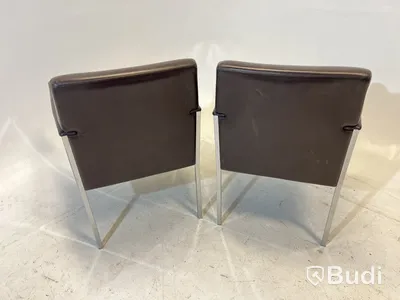 2 st. Fåtöljer Moroso Steel, Design Enrico Franzolini