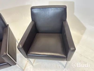 2 st. Fåtöljer Moroso Steel, Design Enrico Franzolini