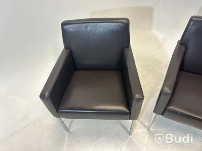 2 st. Fåtöljer Moroso Steel, Design Enrico Franzolini