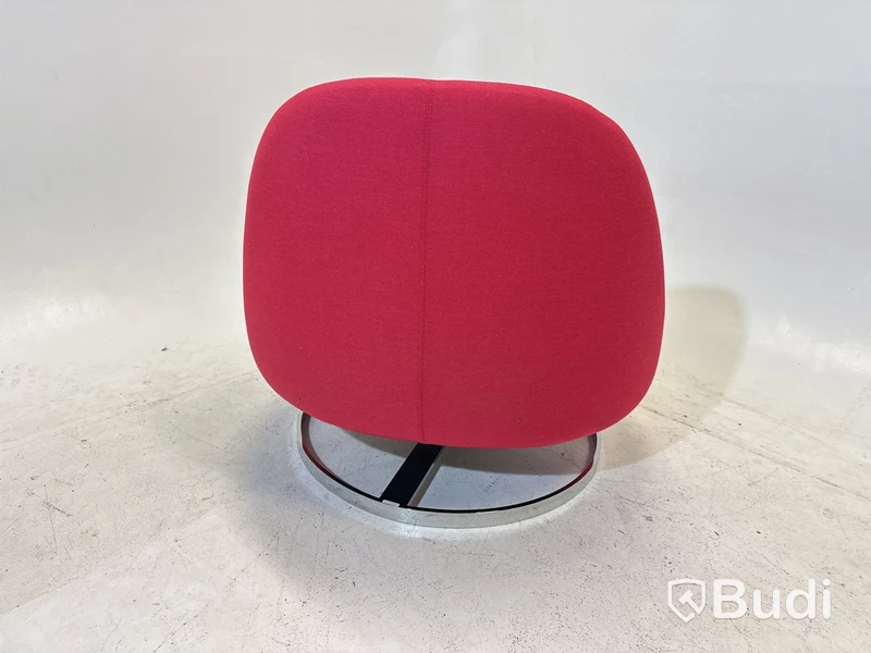 Fåtölj, Johanson Flow, Design Anders Hjelm, röd