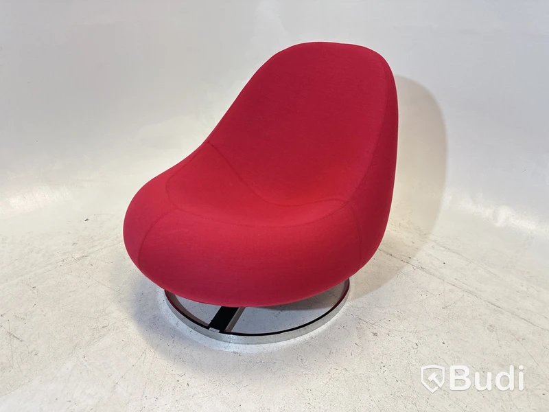 Fåtölj, Johanson Flow, Design Anders Hjelm, röd