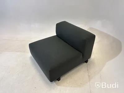 Soffmodul, Vitra Sofia Modular, Design Jasper Morrison. mörkgrön