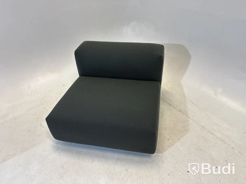 Soffmodul, Vitra Sofia Modular, Design Jasper Morrison. mörkgrön