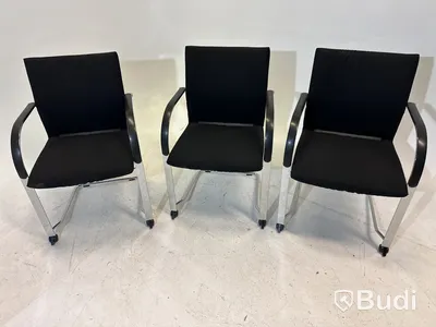 5 st. Karmstolar Fritz Hansen Independence, av Burkhard Vogtherr för Fritz Hansen