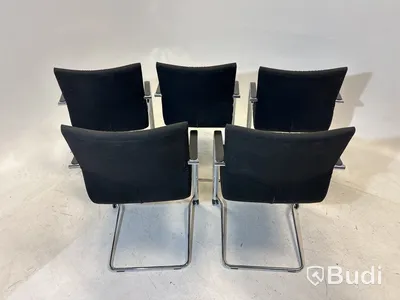 5 st. Karmstolar Fritz Hansen Independence, av Burkhard Vogtherr för Fritz Hansen