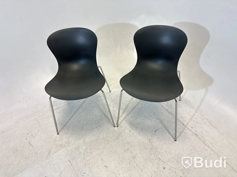 2 st. Stolar Republic Fritz Hansen Nap Ks50, Design Kasper Salto, grå