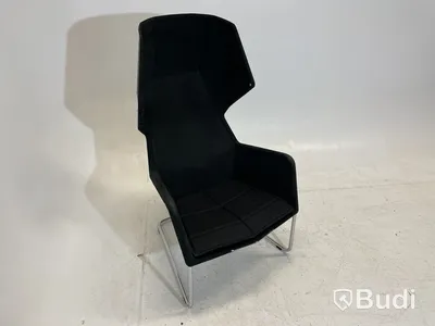 Fåtölj Blå Station Peekabo utan kåpa, svart/grå, Design Stefan Borselius